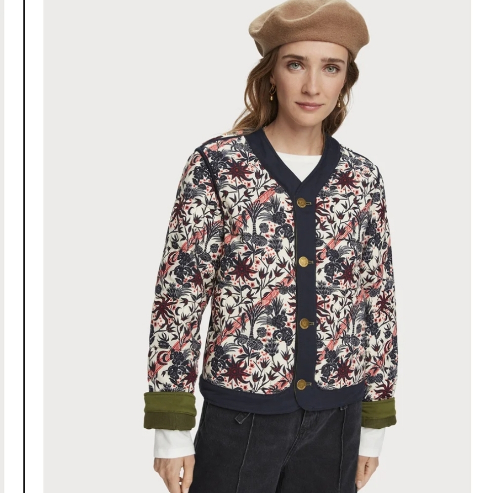 Scotch & Soda reversible quilt jacket